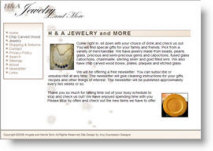 H&A Jewelry and More after Redesign.